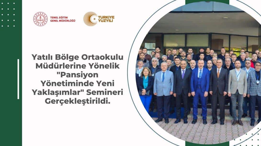Antalya İlinde Yatılı Bölge Ortaokulu Müdürlerine Yönelik 
