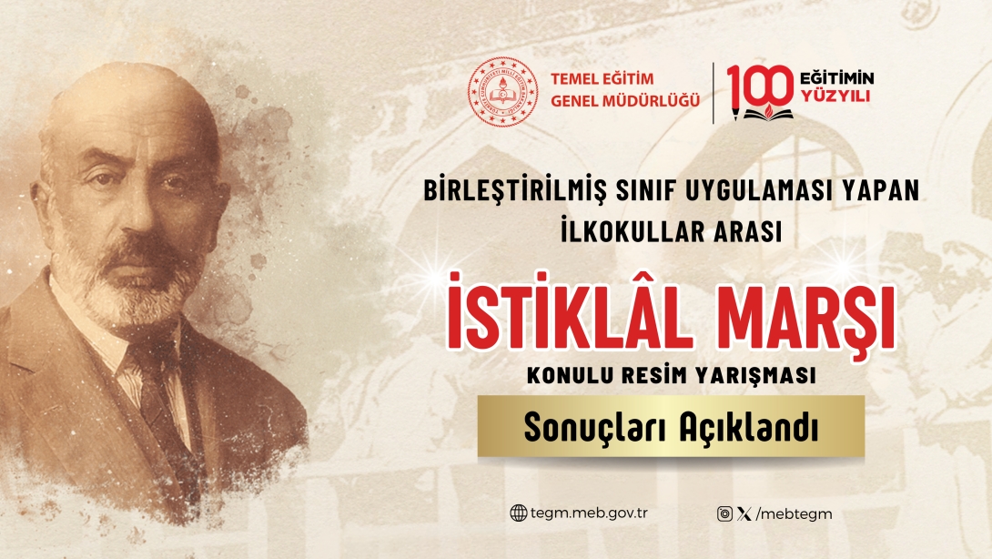 İstiklâl Marşı Konulu Resim Yarışması Sonuçları Açıklandı